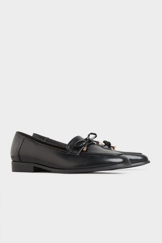 Long Tall Sally Bow Trim Loafers 2