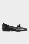 Long Tall Sally Bow Trim Loafers thumbnail 4