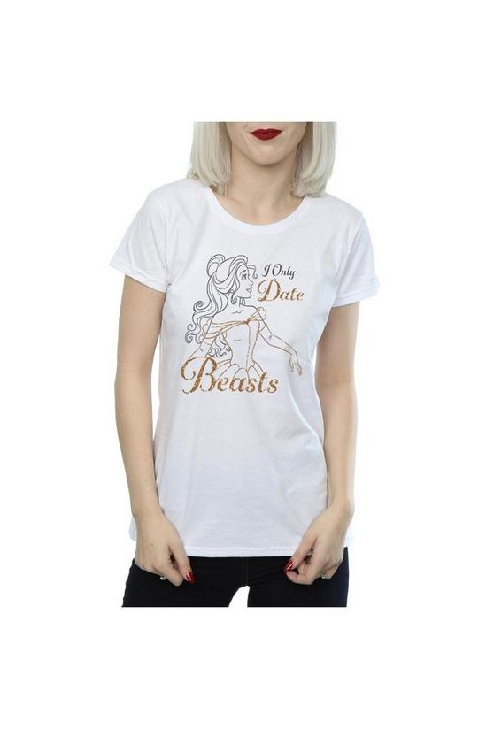 Beauty And The Beast I Only Date Beasts Belle Cotton T-Shirt 5