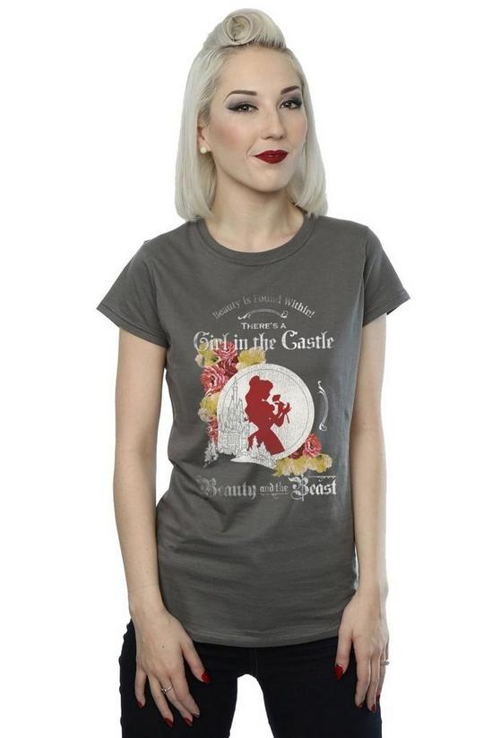 Disney Beauty And The Beast Girl in The Castle Cotton T-Shirt 1