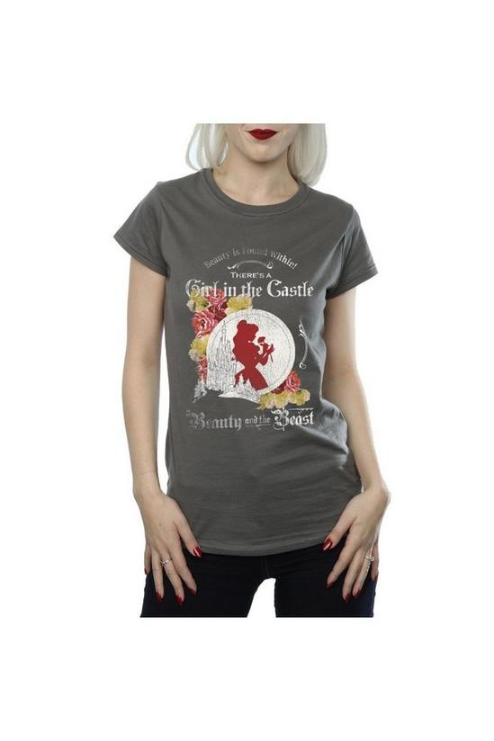 Disney Beauty And The Beast Girl in The Castle Cotton T-Shirt 3