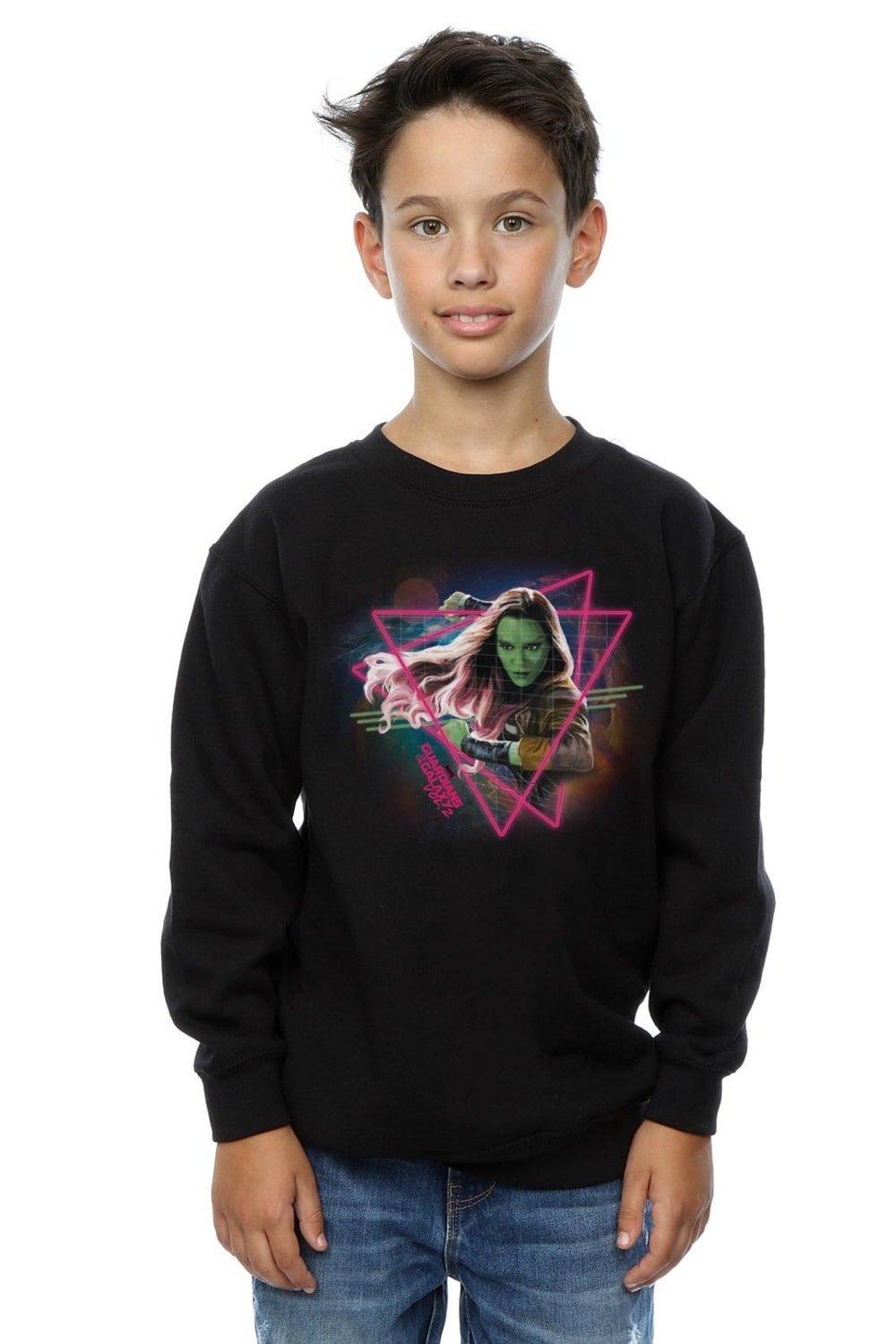 Guardians Of The Galaxy Neon Gamora Sweatshirt