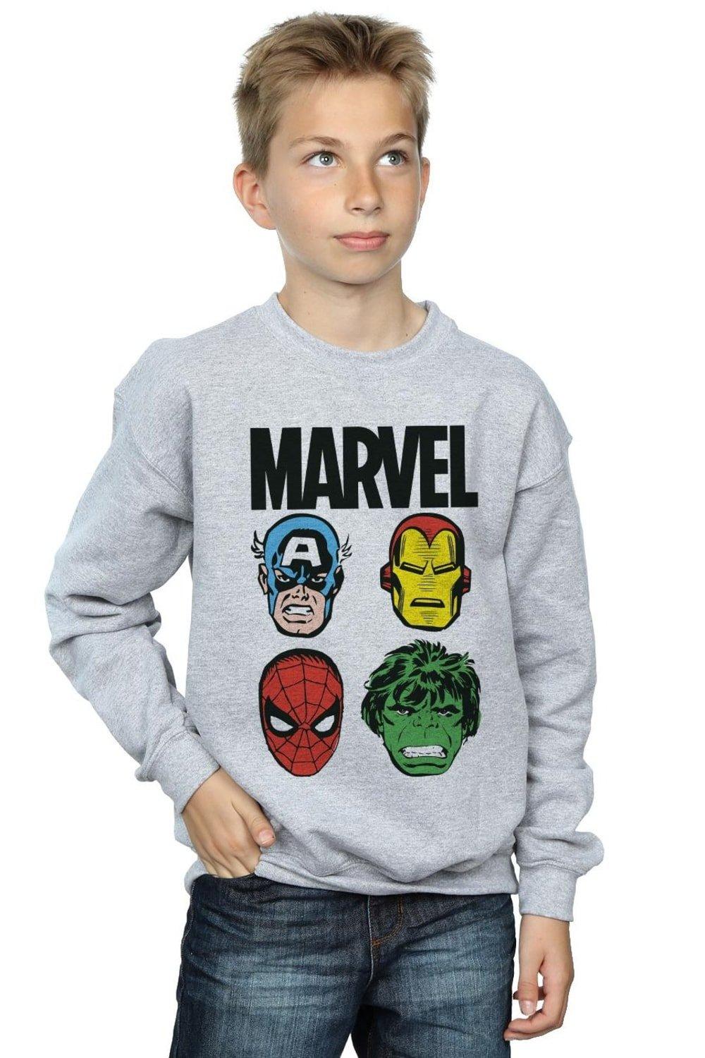 Comics Main Heads Sweatshirt