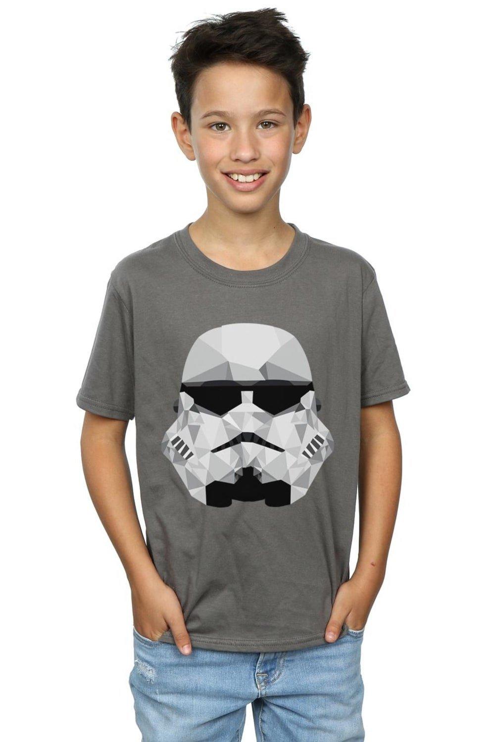 Stormtrooper Geometric Helmet T-Shirt