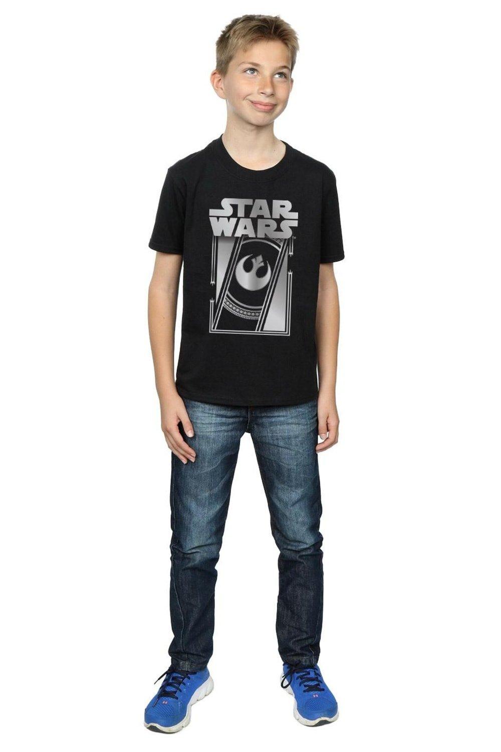 The Last Jedi Frame Metallic T-Shirt