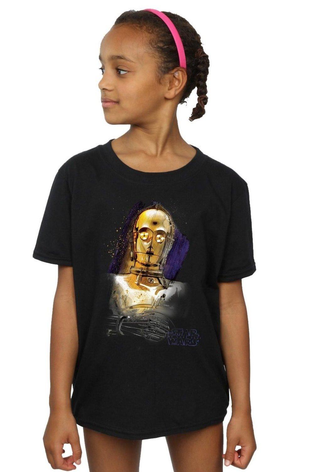 The Last Jedi C-3PO Brushed Cotton T-Shirt