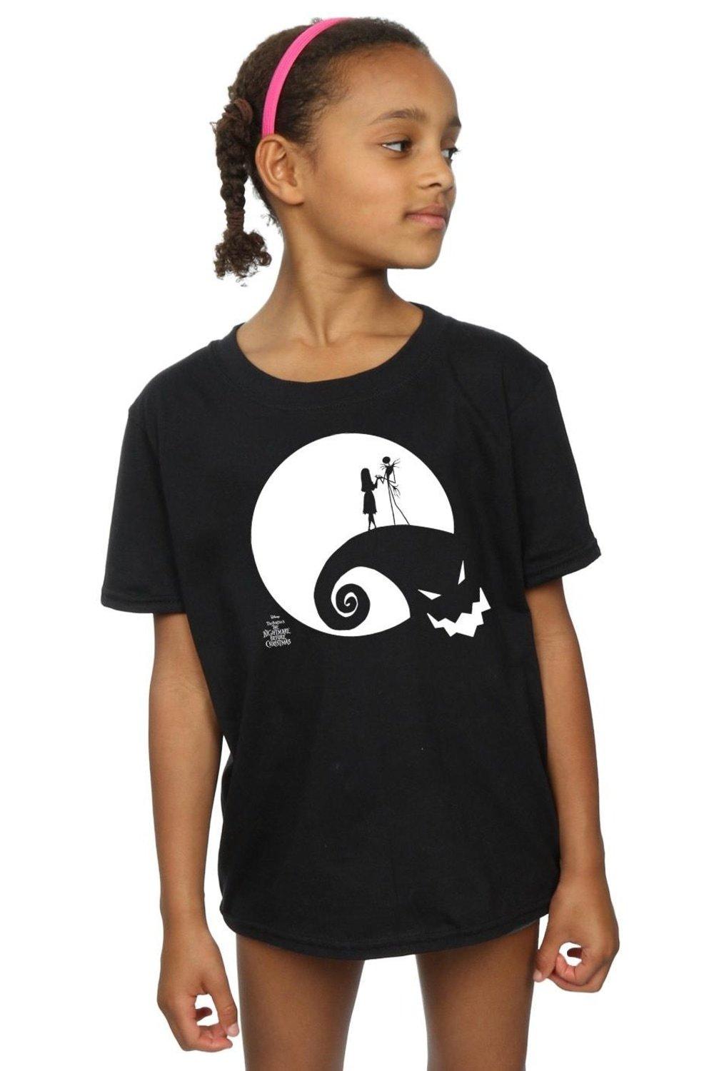 Nightmare Before Christmas Moon Oogie Boogie Cotton T-Shirt