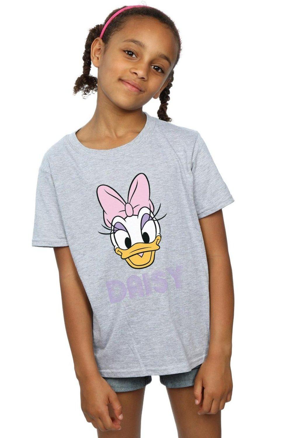 Daisy Duck Face Cotton T-Shirt