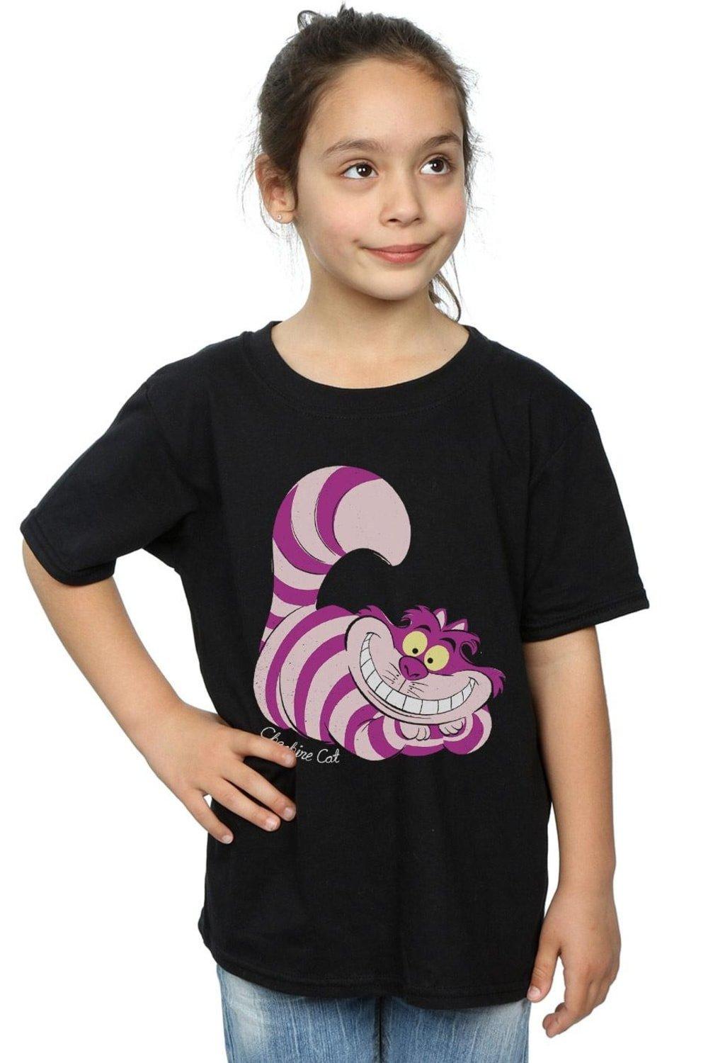 Alice In Wonderland Cheshire Cat Cotton T-Shirt