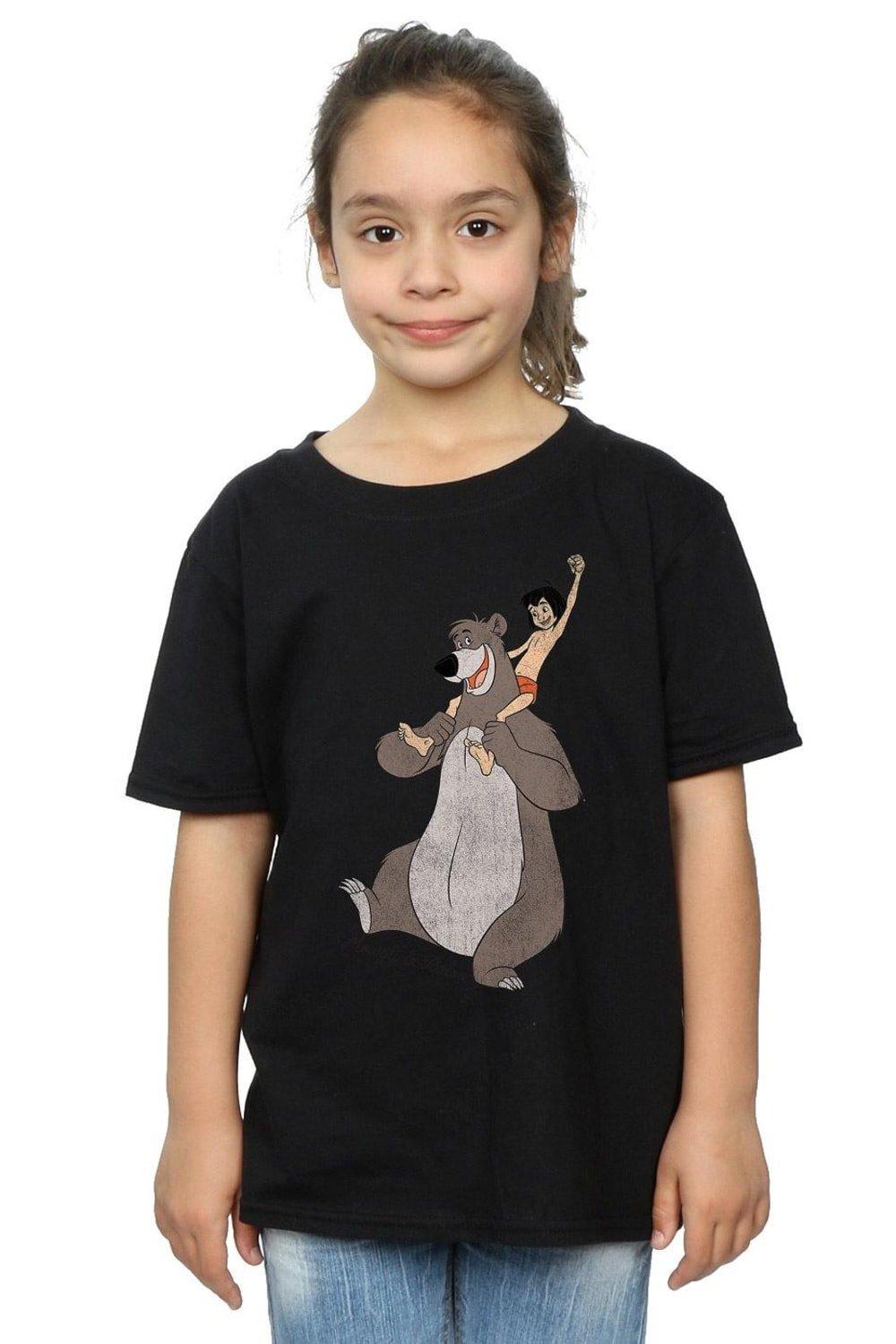 Mowgli And Baloo Cotton T-Shirt