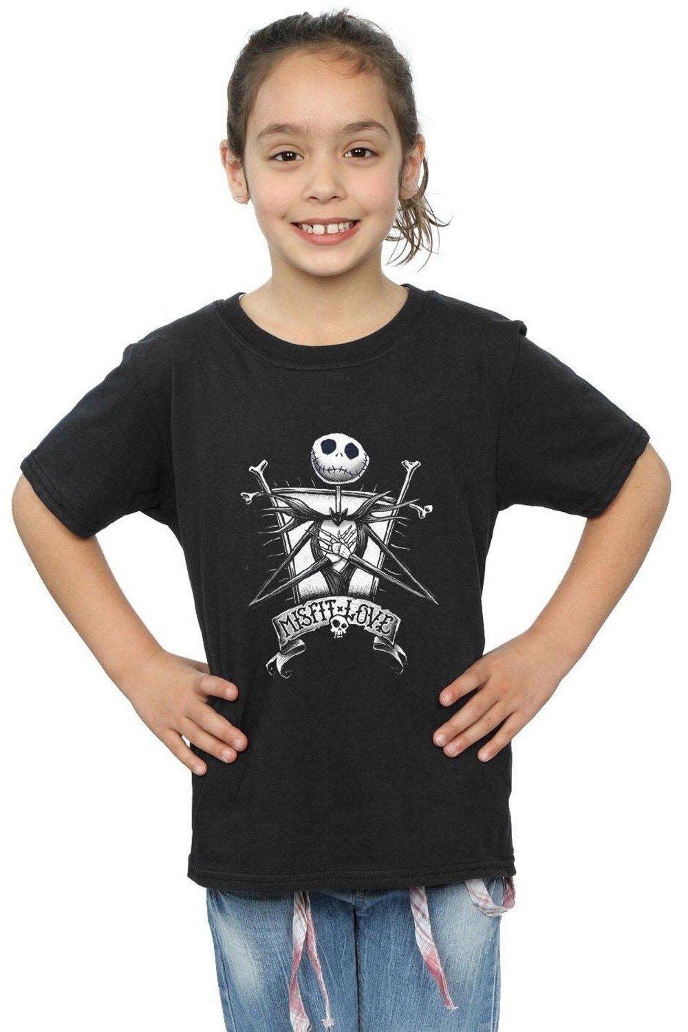 Nightmare Before Christmas Misfit Love Cotton T-Shirt