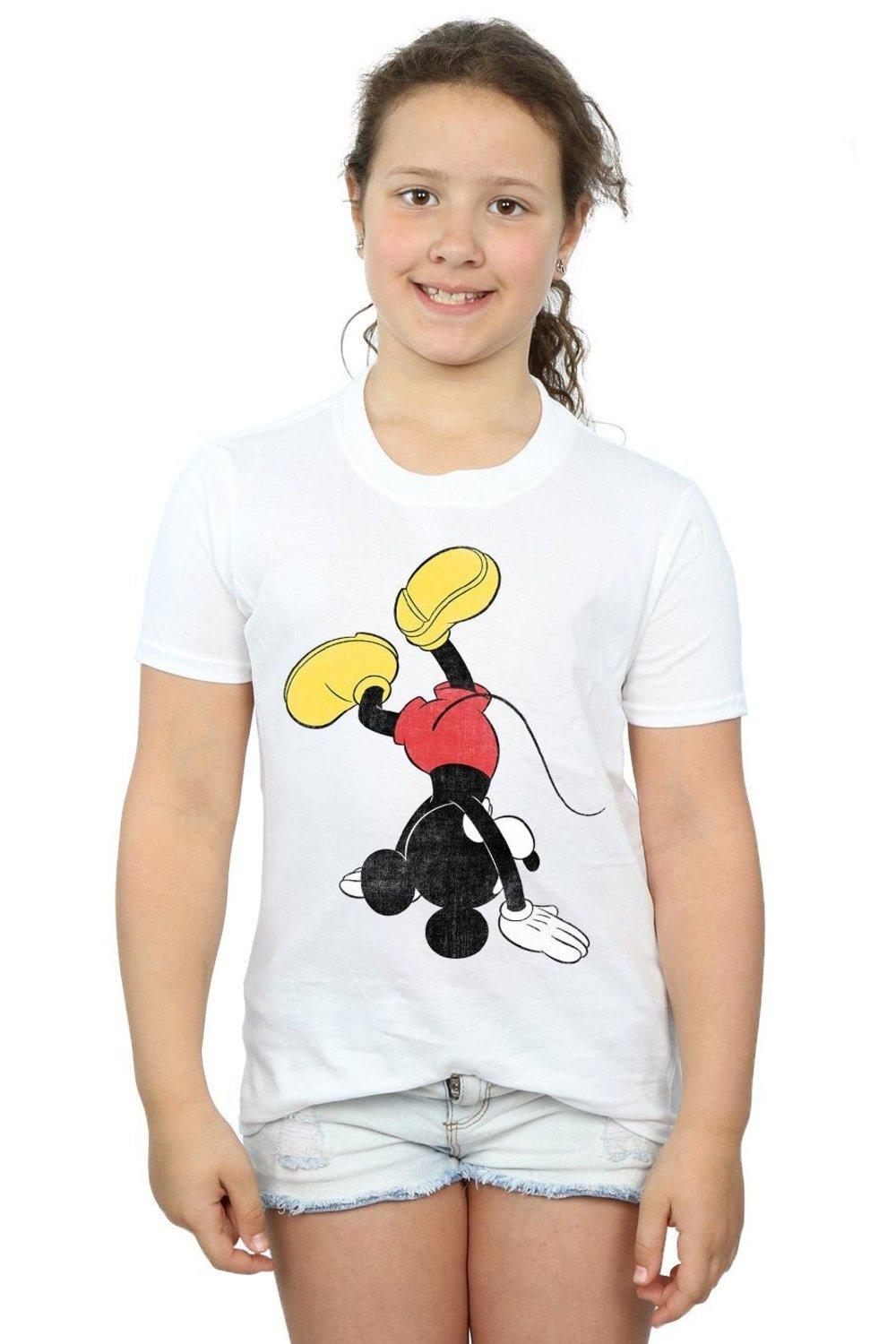 Mickey Mouse Upside Down Cotton T-Shirt