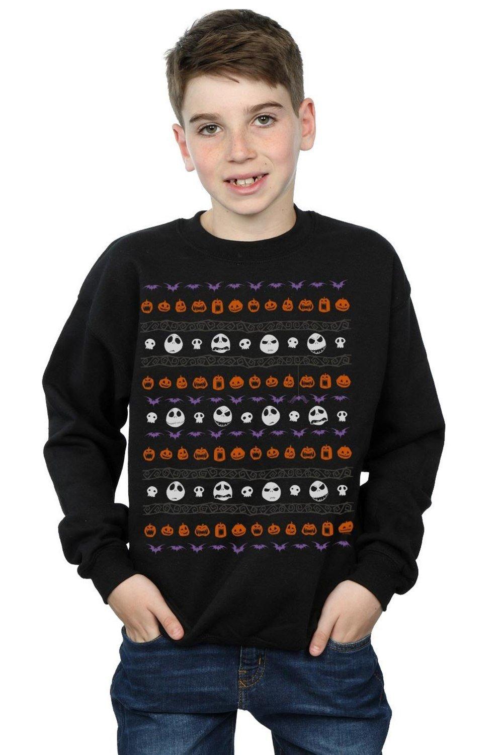 Nightmare Before Christmas Halloween Icons Sweatshirt