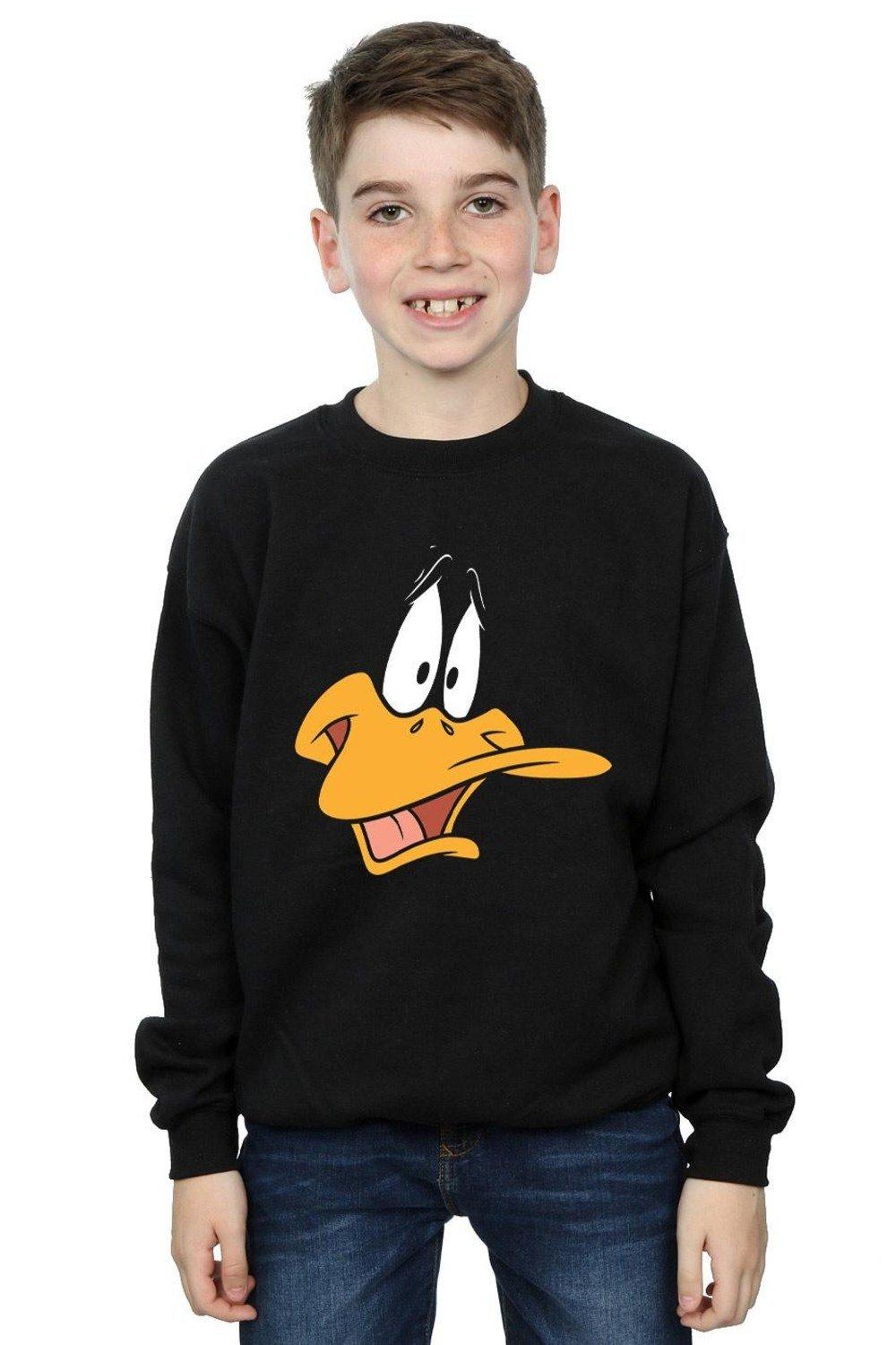 Daffy Duck Face Sweatshirt