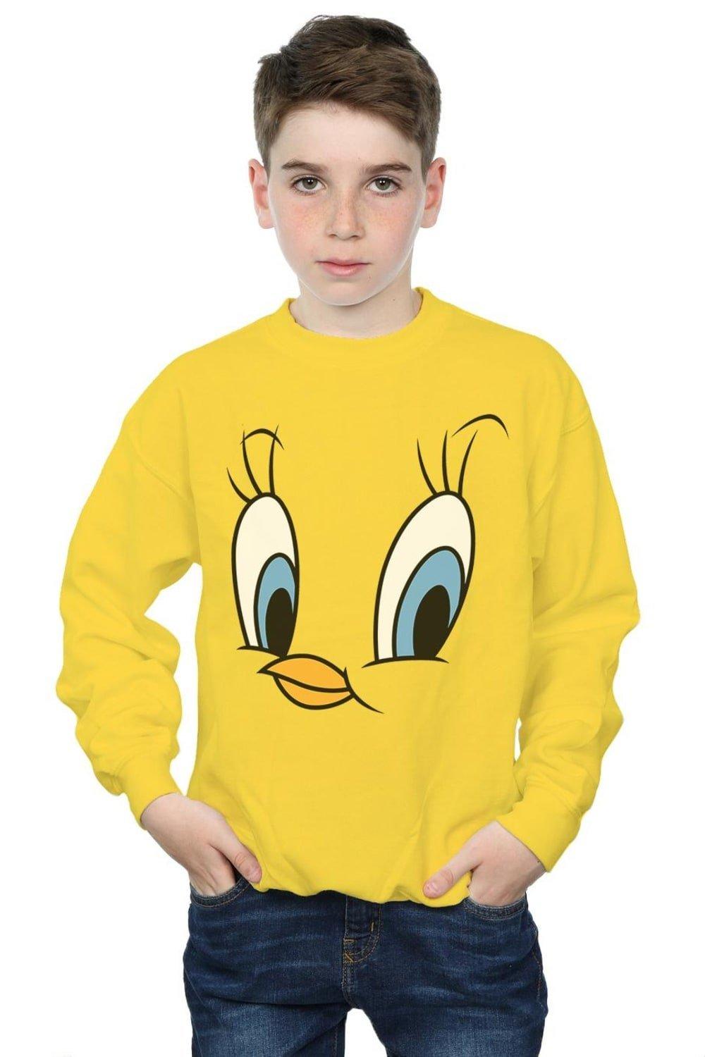 Tweety Pie Face Sweatshirt