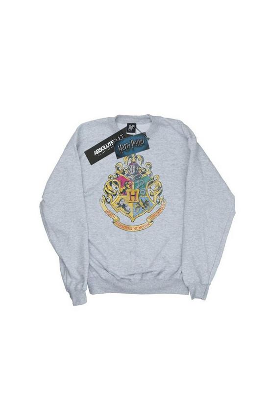 Harry Potter Hogwarts Distressed Crest Sweatshirt 2