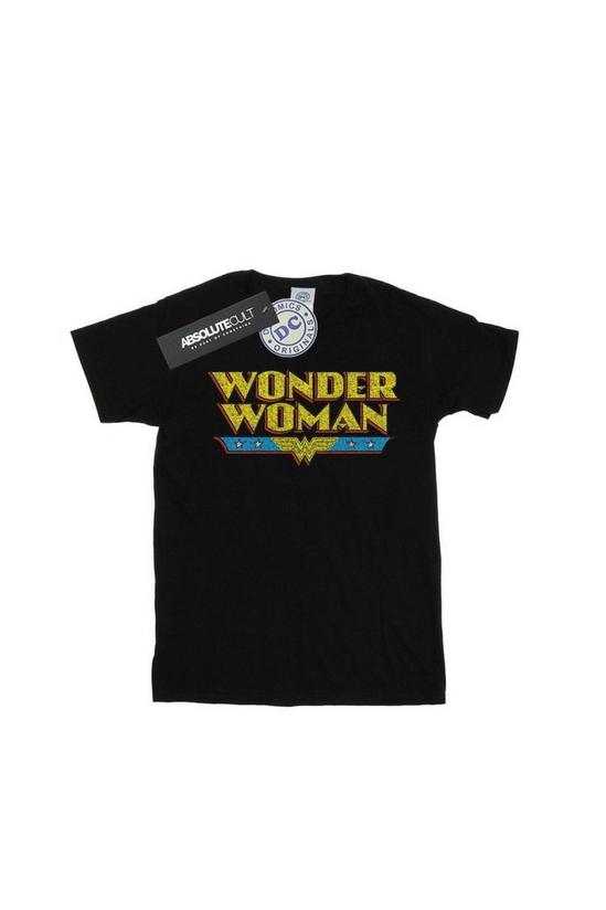 DC Comics Wonder Woman Crackle Logo T-Shirt 2