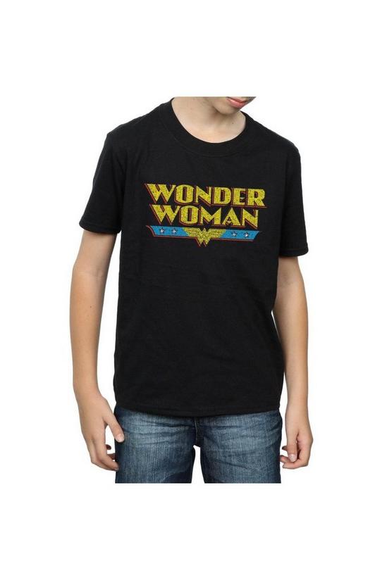 DC Comics Wonder Woman Crackle Logo T-Shirt 3