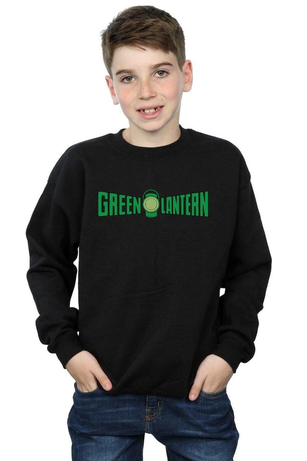 Green Lantern Text Logo Sweatshirt