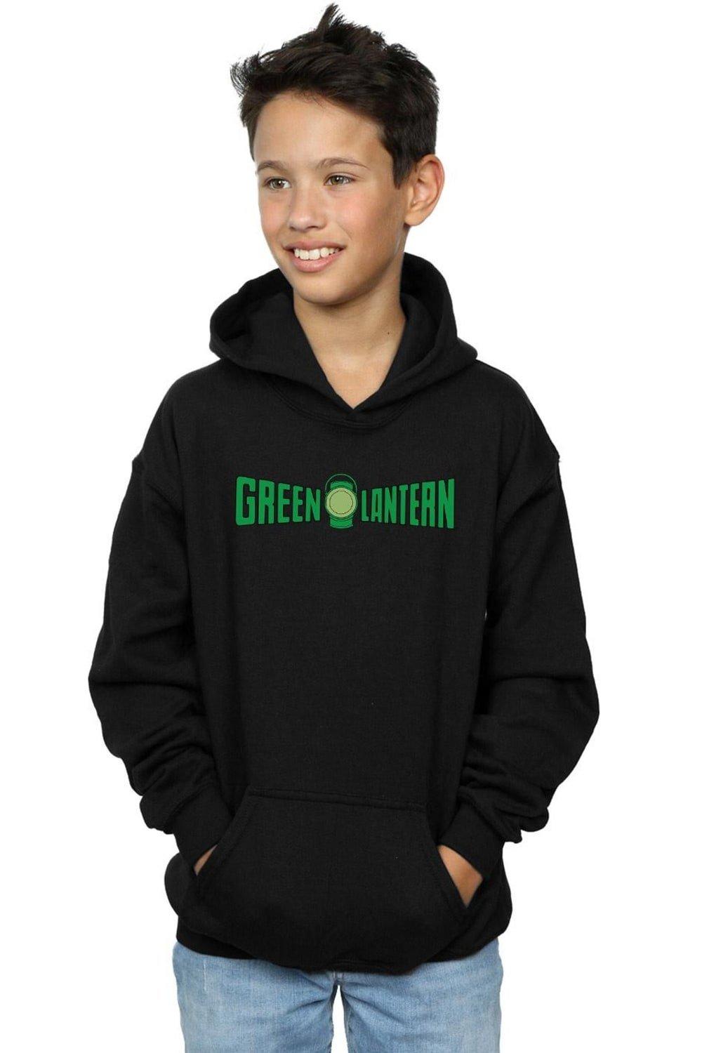 Green Lantern Text Logo Hoodie
