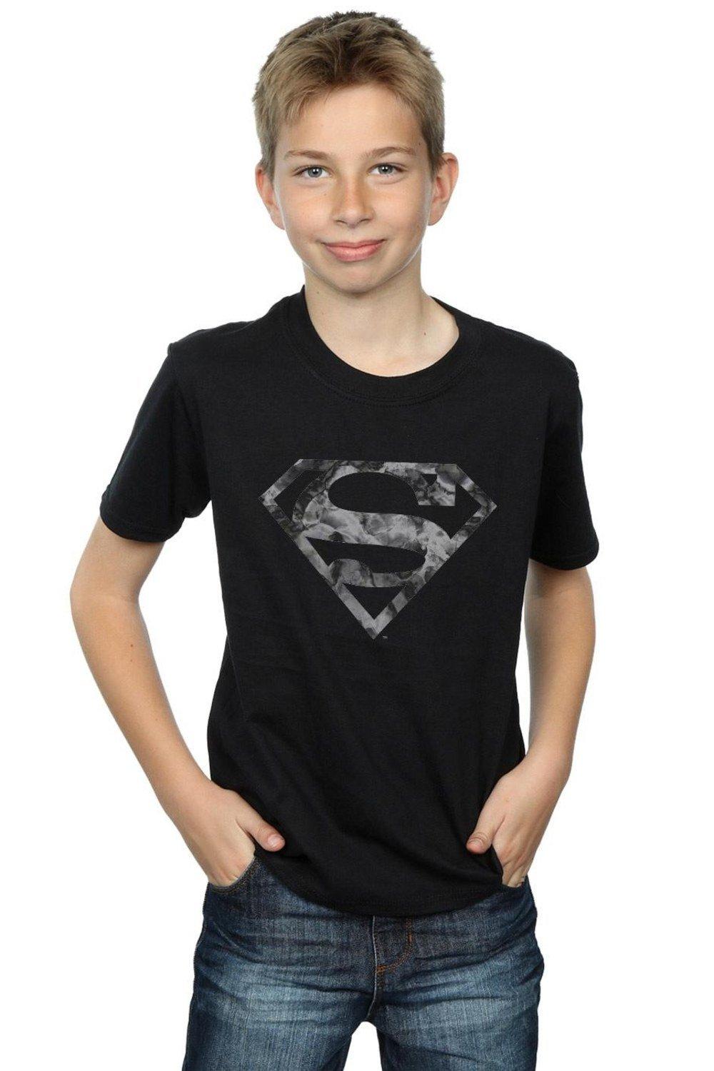 Superman Marble Logo T-Shirt