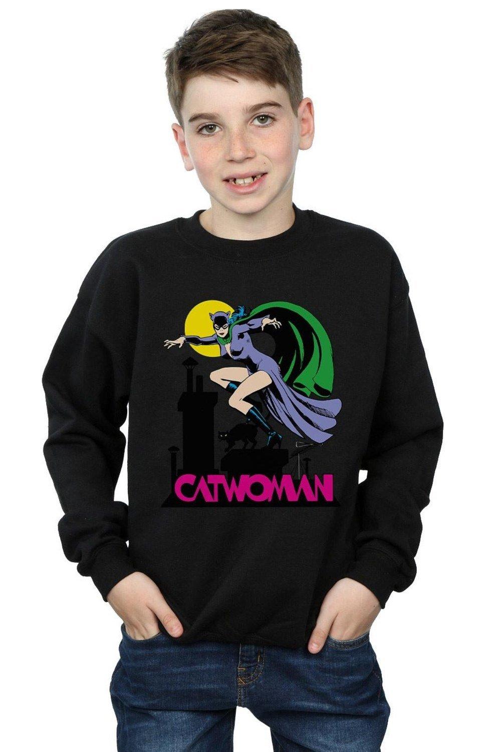 Catwoman Text Logo Sweatshirt