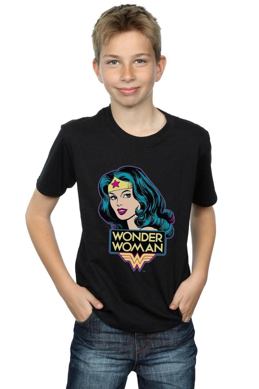 Wonder Woman Head T-Shirt