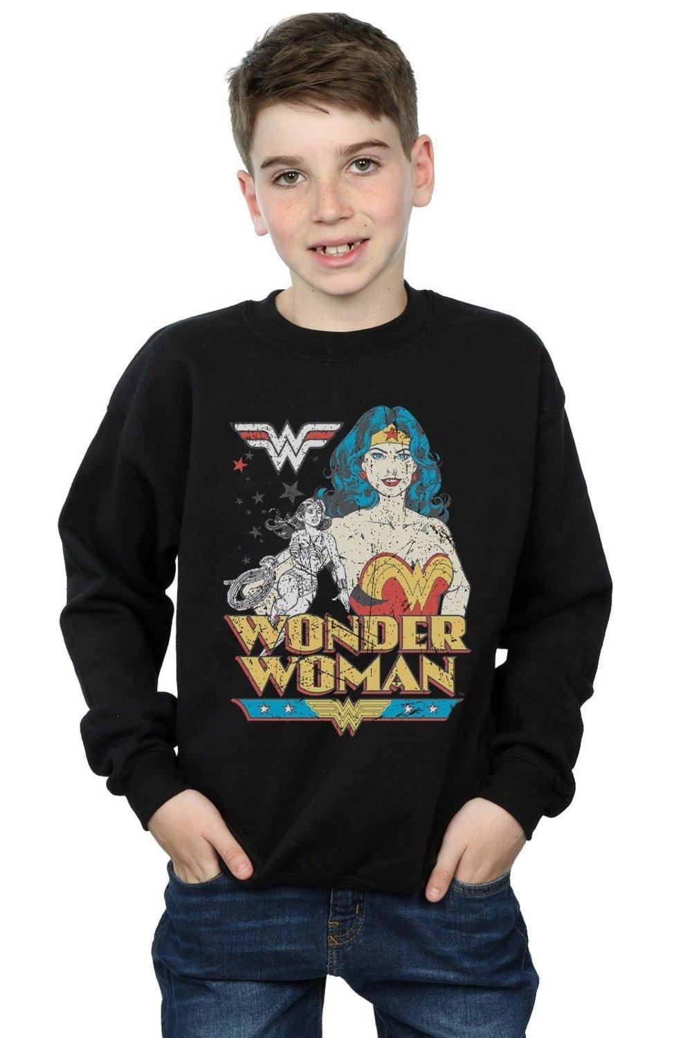 Wonder Woman Posing Sweatshirt
