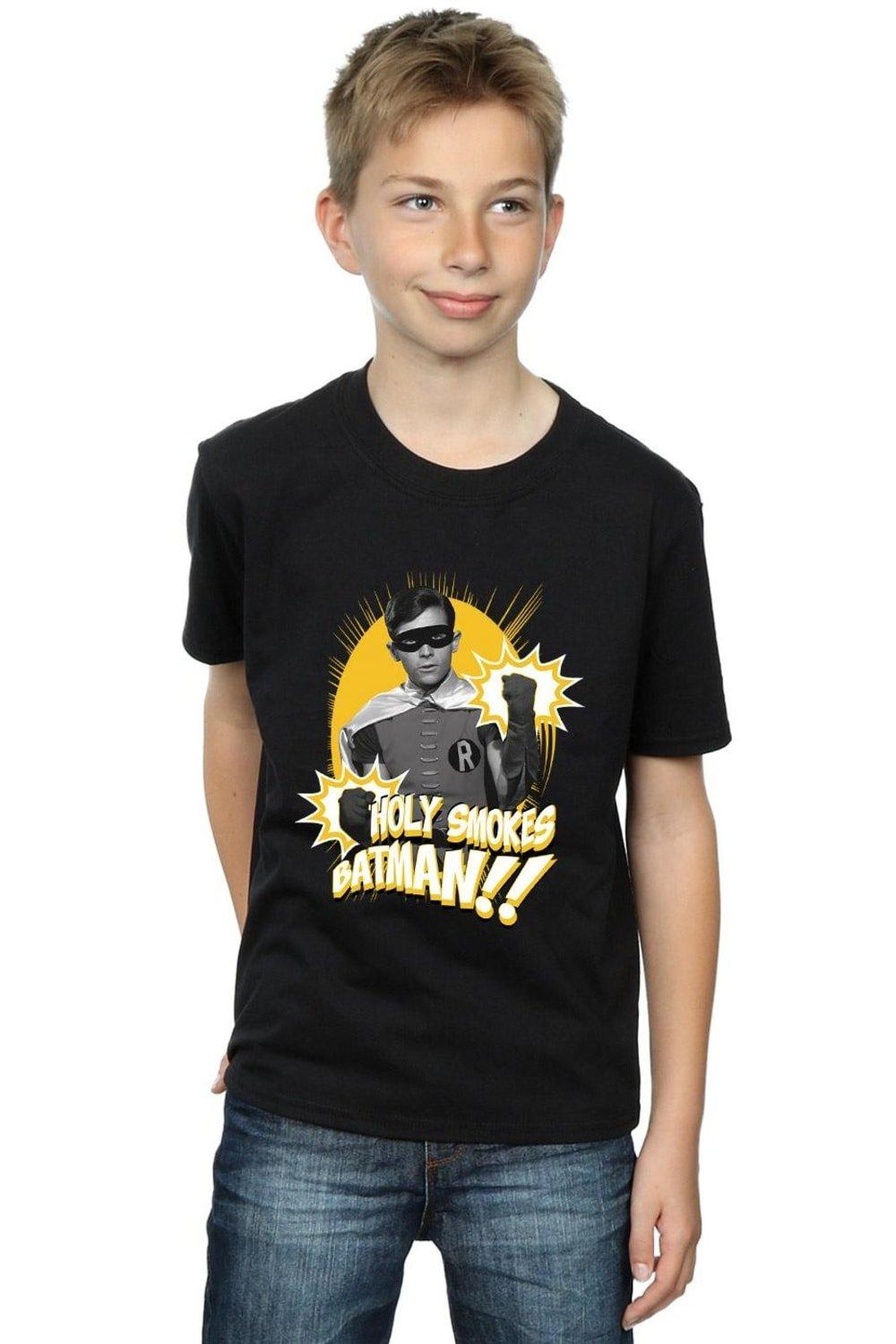 Batman TV Series Robin Holy Smokes T-Shirt