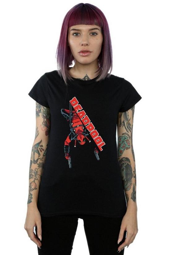 Marvel Deadpool Hang Split Cotton T-Shirt 1