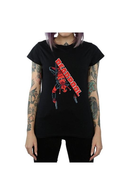 Marvel Deadpool Hang Split Cotton T-Shirt 3