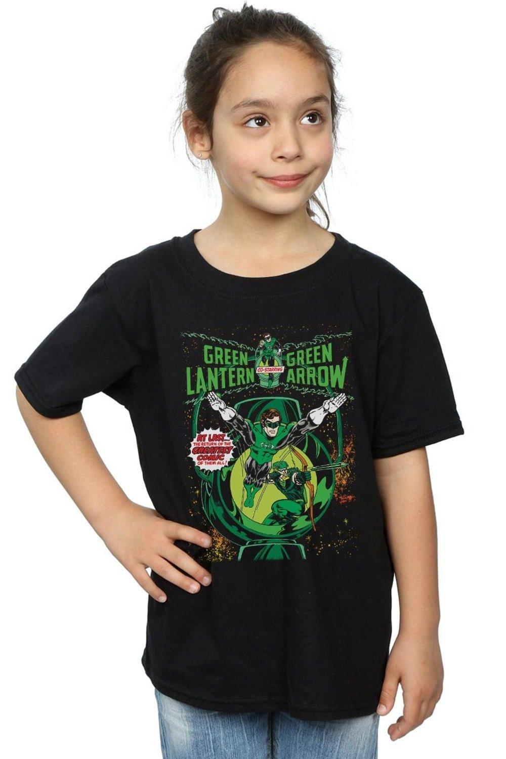 Green Lantern Arrow Cover Cotton T-Shirt