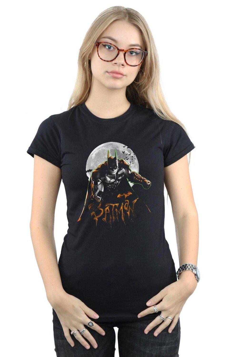 Batman Arkham Knight Halloween Moon Cotton T-Shirt