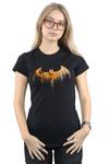 DC Comics Batman Arkham Knight Halloween Moon Logo Fill Cotton T-Shirt thumbnail 1