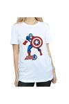 Marvel Captain America The First Avenger Cotton Boyfriend T-Shirt thumbnail 3