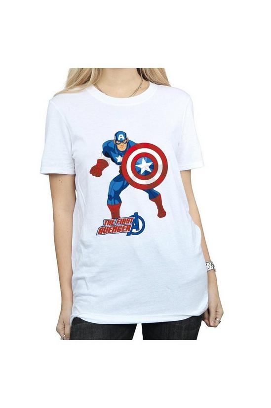 Marvel Captain America The First Avenger Cotton Boyfriend T-Shirt 3