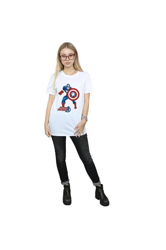 Marvel Captain America The First Avenger Cotton Boyfriend T-Shirt 4