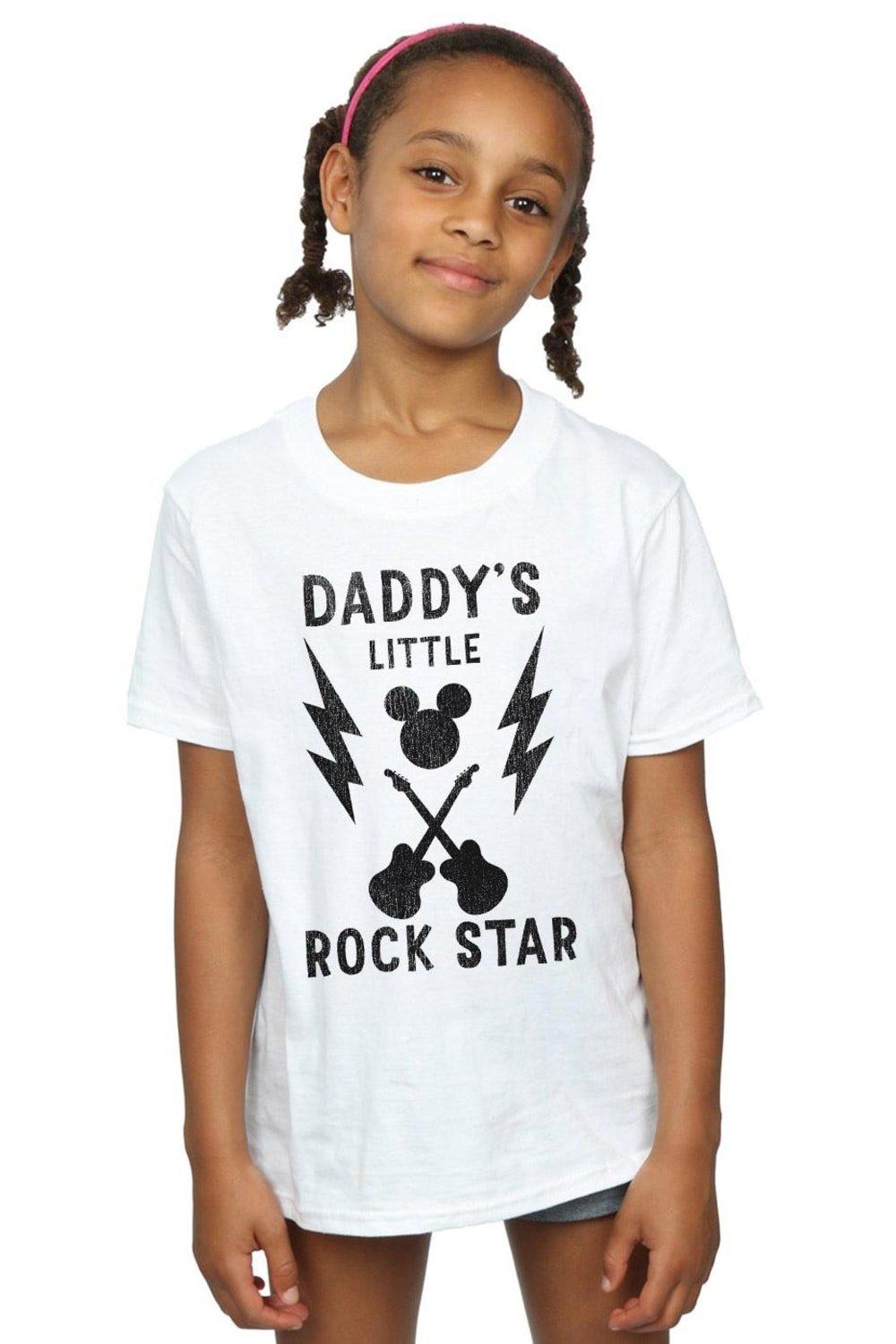 Mickey Mouse Daddy’s Rock Star Cotton T-Shirt