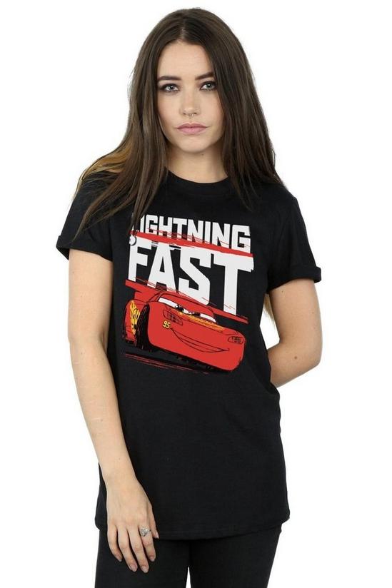 Disney Cars Lightning Fast Cotton Boyfriend T-Shirt 1