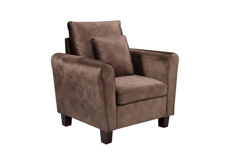 Brushed Velvet Sofa Set- Chair, 2 Seater Sofa, 3 Seater Sofa, Footstool Available In Various Colours
