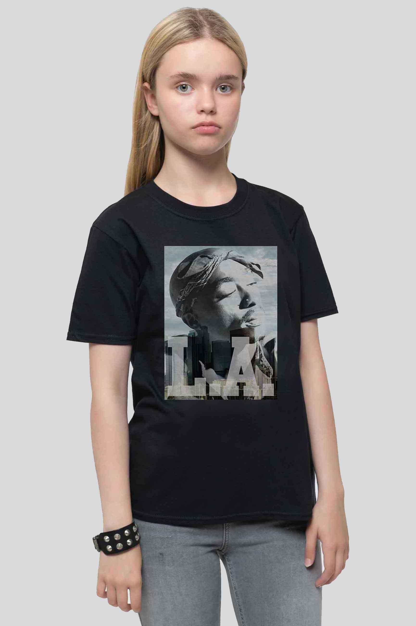LA Skyline Portrait T Shirt