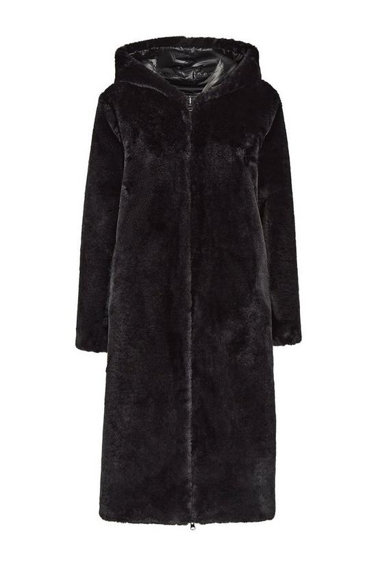 James Lakeland Reversible Long Faux Fur Coat 5