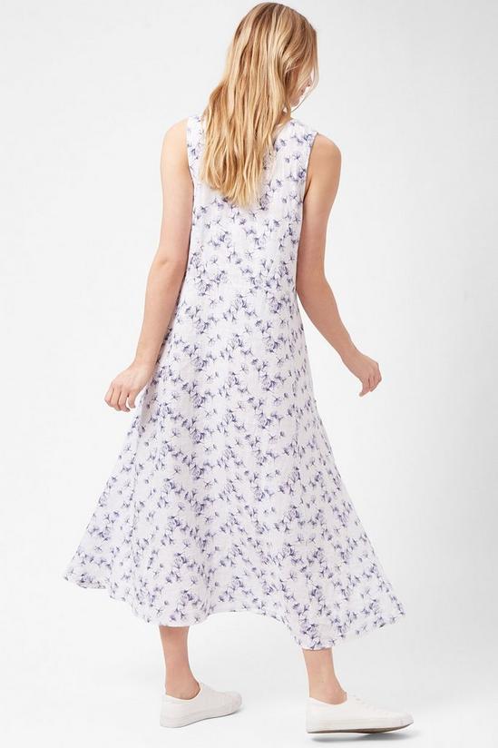 James Lakeland Maxi Linen Print Dress 2