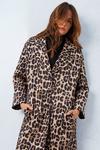 James Lakeland Leopard Oversized Long Coat thumbnail 3