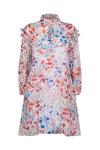 James Lakeland Ruffle Long Sleeve Floral Mini Dress thumbnail 4
