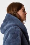 James Lakeland Faux fur hoodie coat thumbnail 3