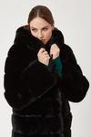 James Lakeland Luxury Ribbed Faux Fur Coat thumbnail 2