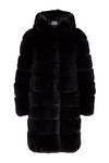 James Lakeland Luxury Ribbed Faux Fur Coat thumbnail 4