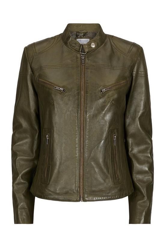 James Lakeland Soft Leather Biker Jacket 4