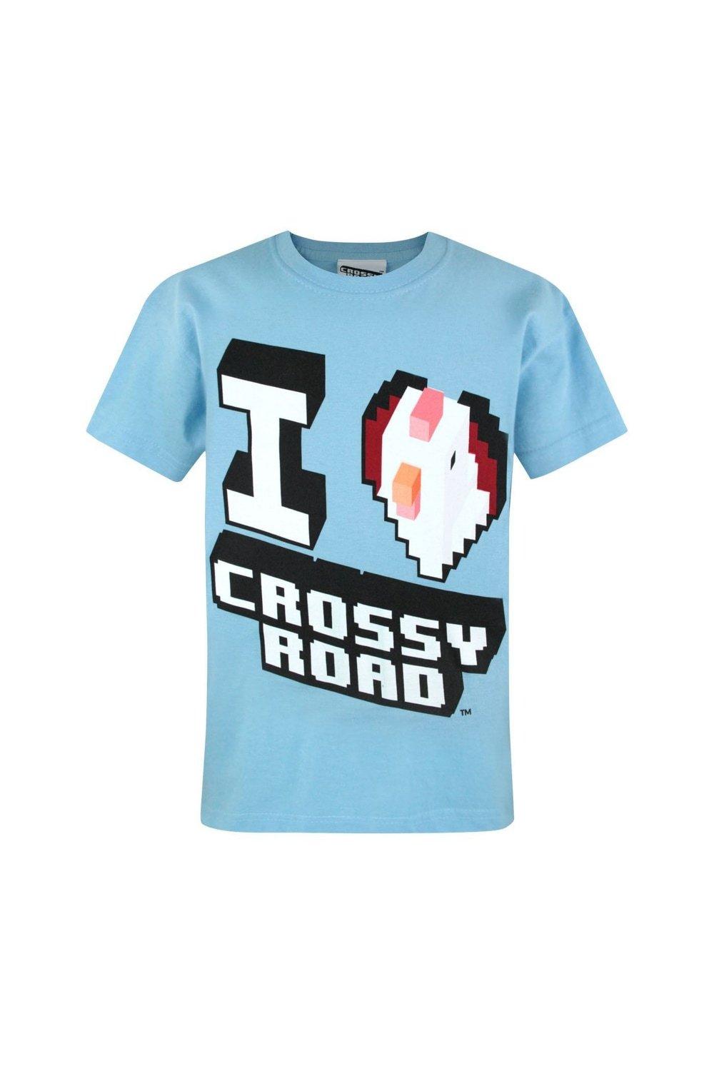 Crossy Road Official I Love Crossy Road Short Sleeved T-Shirt
